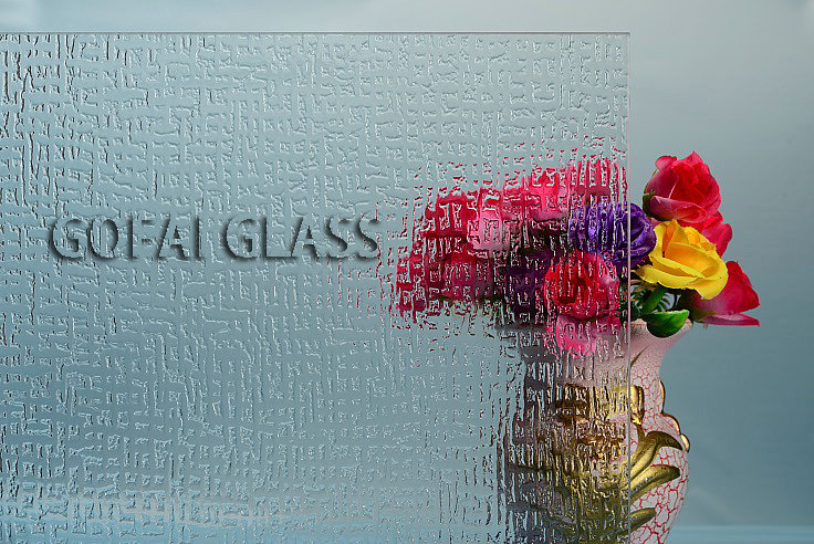 Netlite clear patterned glass