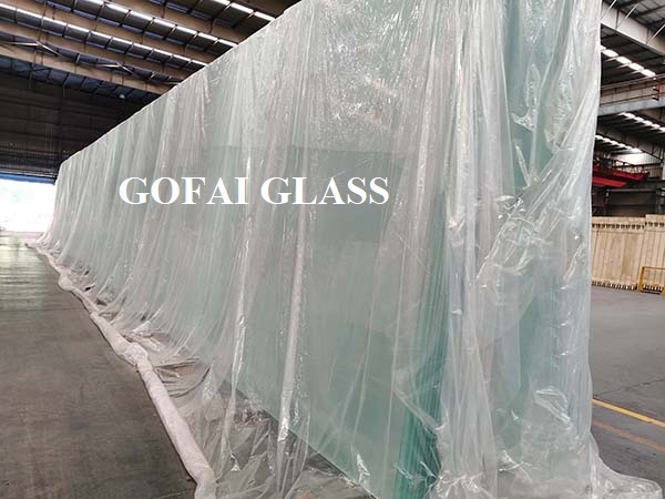 12mm, 3300*12600mm low iron glass successfully off the production line