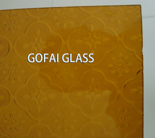 Patterned Glass / Texture Glass / Rolled Figured Glass/Cathedral Glass Flora