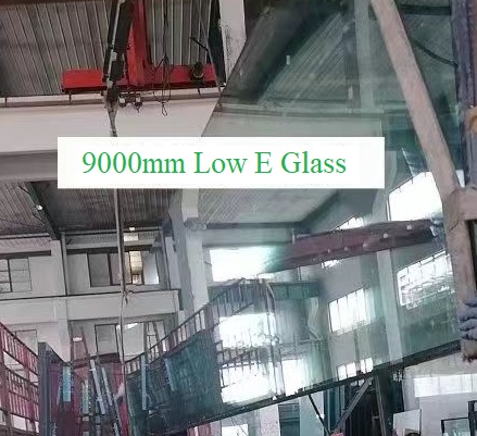 Length 9000mm Low-E Glass IGU