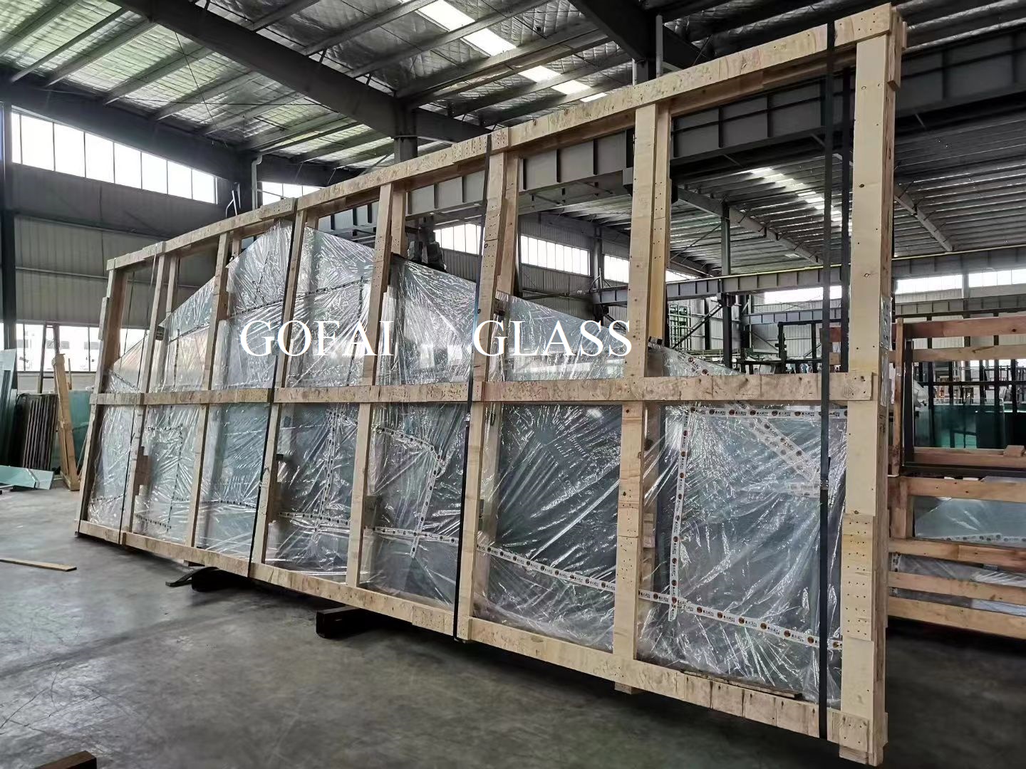 14564*1619mm Size Over Size SGP Laminated Glass