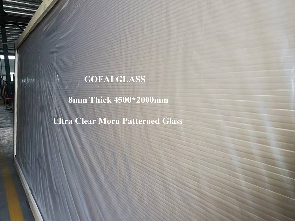 Patterned Glass / Texture Glass / Rolled Figured Glass/Cathedral Glass 8mm and 10mm Ultra Clear Patterned Glass